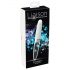 Liaison Straight - vibrador LED recargable (transparente-blanco)