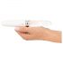 Liaison Straight - vibrador LED recargable (transparente-blanco)