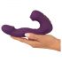 Javida - Vibrador 4en1 con estimulador de clítoris (lila)