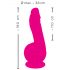 SMILE Powerful - vibrador potente con doble motor y base de succión (rosa)