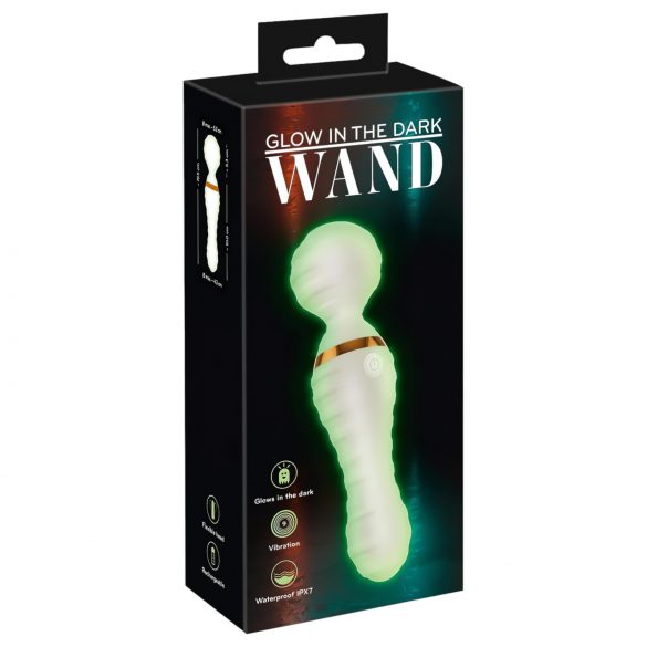 Vibrador masajeador luminoso You2Toys (blanco)