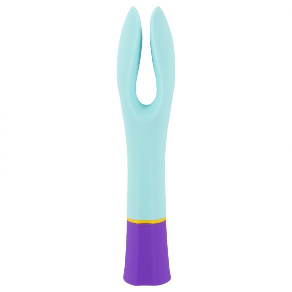 Vibrador doble motor, recargable y resistente al agua.