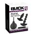 Set Anal Black Velvet (4 piezas)