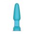 b-Vibe - vibrador anal turquesa con perlas giratorias recargable