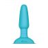 b-Vibe - vibrador anal turquesa con perlas giratorias recargable