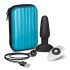 b-Vibe - Vibrador anal rotativo con bolas, negro.