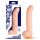 One Touch 8 - Vibrador silicona con testículos (natural)