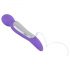 SMILE Wand - Vibrador masajeador doble motor (lila)