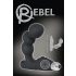 Rebel - vibrador prostático con bolas (negro)