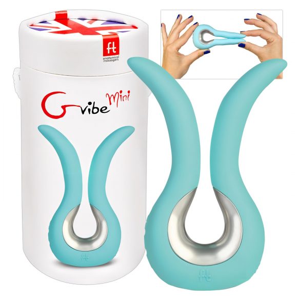 Mini G-vibe - Vibrador de silicona USB (menta)