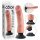 Vibrador King Cock 23cm con ventosa - Natural