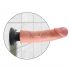 Vibrador King Cock 23cm con ventosa - Natural