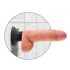 Vibrador King Cock 18 cm con ventosa - Natural