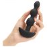 b-Vibe - vibrador anal tripled, recargable (negro)