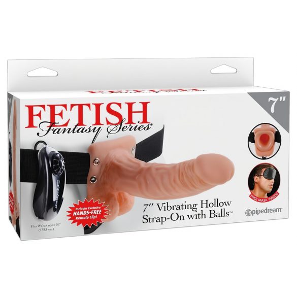 Arnés Fetiche 7 - Vibrador Ajustable (Natural)