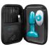 b-Vibe Rimming - Vibrador Anal con Perlas Giratorias (Turquesa)