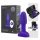 b-Vibe Rimming - Vibrador Anal con Perlas Giratorias (Morado)