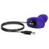 b-Vibe Rimming - Vibrador Anal con Perlas Giratorias (Morado)