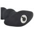 Black Velvet - vibrador anal de 5 perlas recargable (negro)