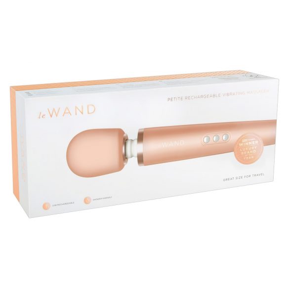 Le Wand Petite - Vibrador masajeador exclusivo (rosa dorado)