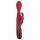 Vibrador calentador G-punto rojo giratorio empujador