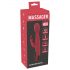 Vibrador calentador G-punto rojo giratorio empujador