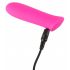 Bala Vibrador Power Smile - recargable, ultra potente, tamaño mini (rosa)