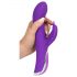 SMILE Turbo Rotatorio: vibrador lila con brazo para clítoris