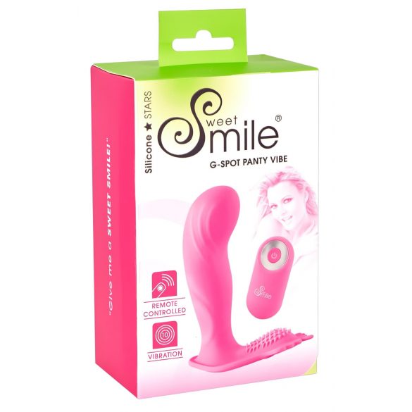 Smile Panty con Vibrador G-Spot - Recargable y a Control Remoto (rosa)