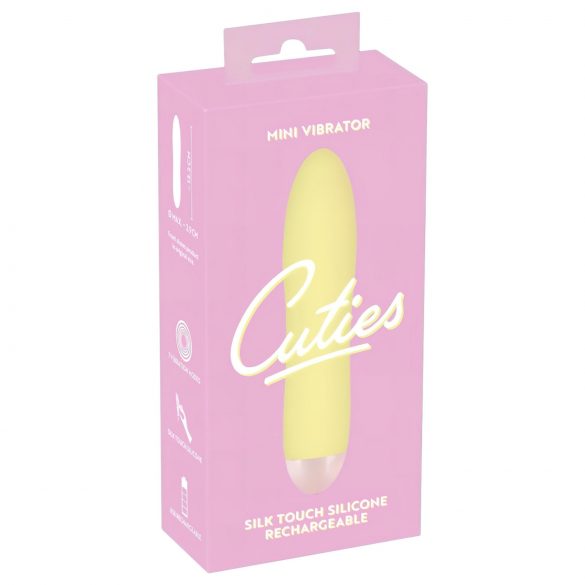 Mini Vibrador Amarillo Cuties - Silicona recargable