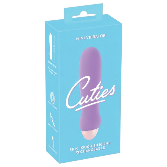 Mini Cutie Violeta - vibrador de silicona recargable