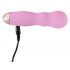 Rosa Cutie - Mini vibrador ondulado recargable (rosa)