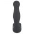 Rebel - Vibrador anal ondulado recargable para principiantes (negro)