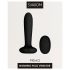 Svakom Primo - Vibrador anal negro recargable, impermeable y térmico