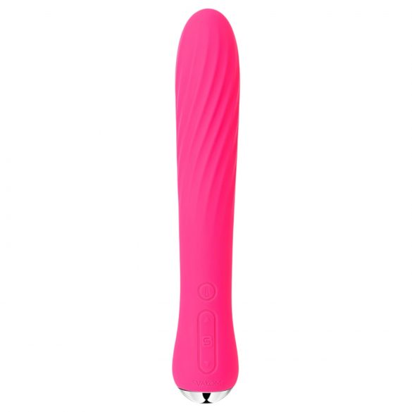 Svakom Anya - vibrador rojo con calefacción recargable