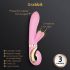 G-Vibe GRabbit - vibrador G-Spot recargable, 3 motores (rosa)