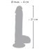 Medical Thrusting - vibrador empuje y giro con base ventosa (piel)