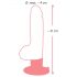 Nature Skin M - Vibrador realista con ventosa (tono piel)