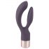 Doble Placer Elegante - Vibrador Recargable Con Estimulador (Púrpura)