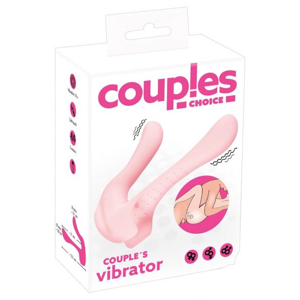 Elección Parejas - Vibrador doble motor rosa suave