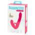 Happyrabbit sin tiras - vibrador acoplable (rosa)