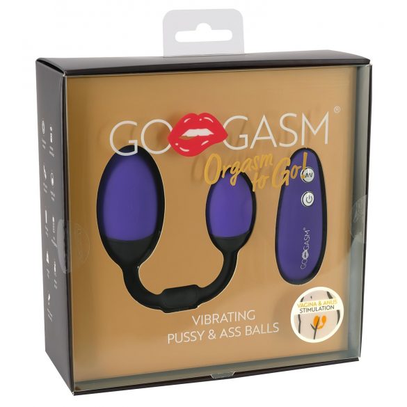 GoGasm Dúo Vibrador - Placer Intenso (lila-negro)