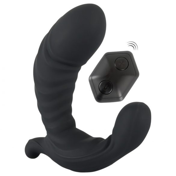 You2Toys - Vibrador inflable con control remoto (negro)