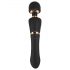 Cleopatra Varita - vibrador recargable, impermeable (negro)