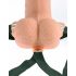 Arnés Fetiche 6 - vibrador hueco con mando (piel)