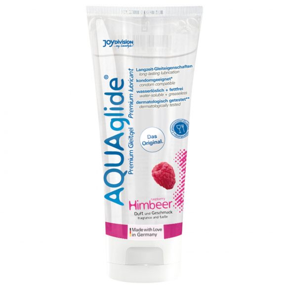 AQUAglide - Lubricante de agua sabor frambuesa (100ml)