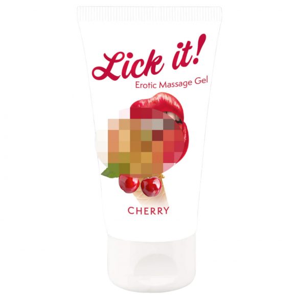 ¡Lámelo! Lubricante comestible cereza 2en1 (50ml)