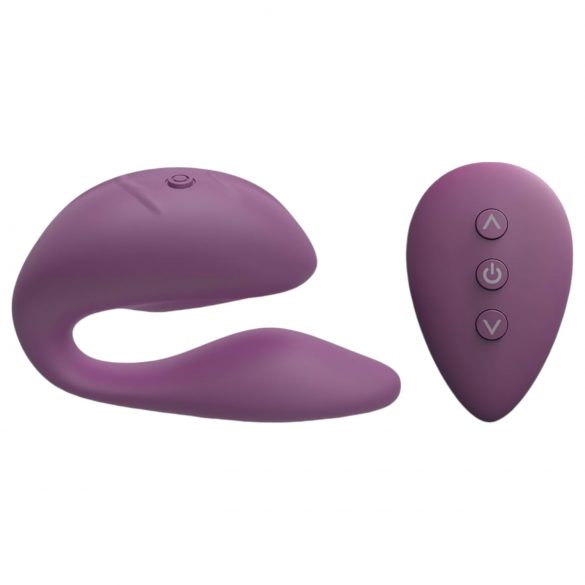 Cotoxo Cupid 2 - Vibrador para parejas con control remoto (violeta)