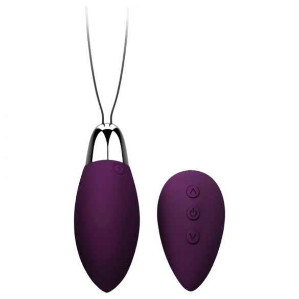 Cotoxo Fire 2 - Huevo vibrador remoto recargable (morado oscuro)