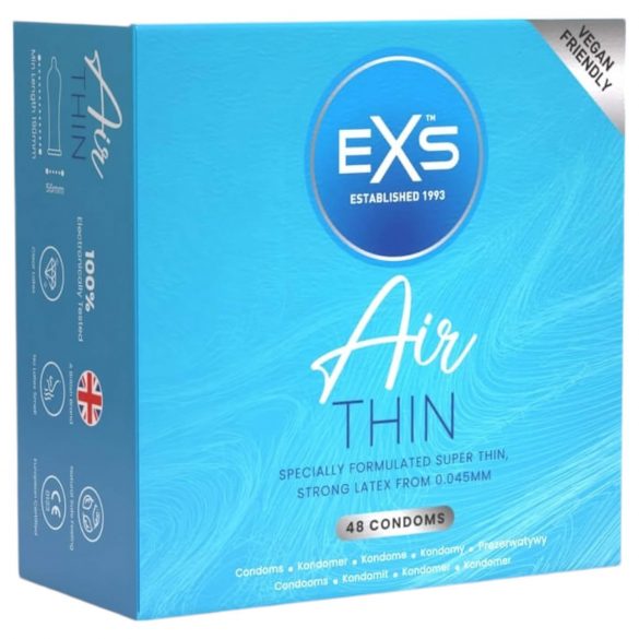 EXS Air Thin - condones de látex ultrafinos (48 uds)